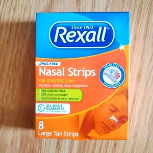 Rexall Nasal Strips pack of 8. Size large.